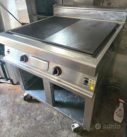 frytop piastra gas professionale ristorante 