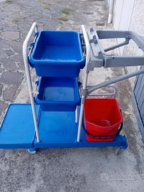 carello professionale per le pulizie