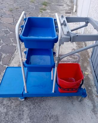 carello professionale per le pulizie