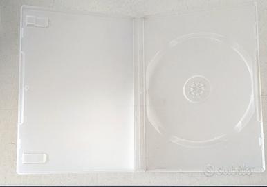 custodie in plastica dvd-cd trasparente 