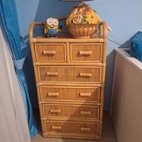 cassettiera in bambù 