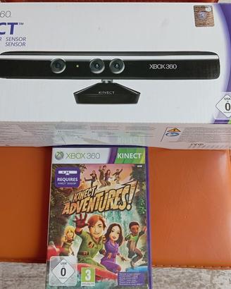 Kinect per X-BOX 360 in scatola originale+ videogi