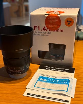 Samyang 85mm f1.4 Nikon F Mount
