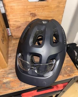 Casco Mtb + Occhiali