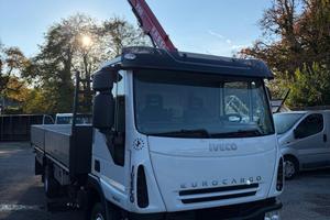 Iveco Eurocargo 75e17 cassone con gru fissa-2006