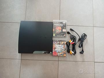 Ps3 con giochi GTA5 e Minecraft senza joistick