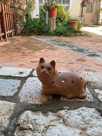 Gatto in terracotta