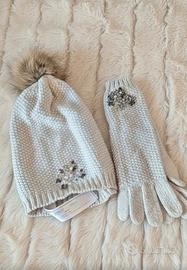 Set cappello e guanti TWINSET gioiello