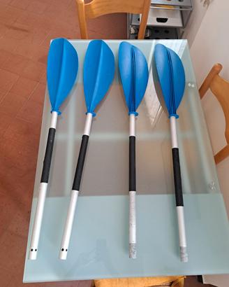coppia pagaie kayak divisibili tribord 4 pezzi