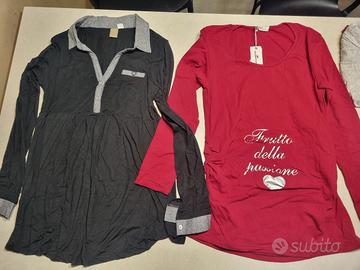 Camicia Prenatal e maglia PREMAMAN