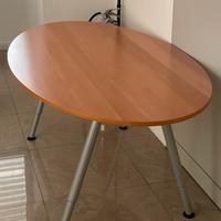 Tavolo/scrivania ovale ikea