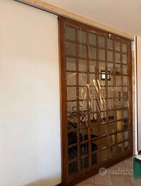 Divisorio Scorrevole legno massello