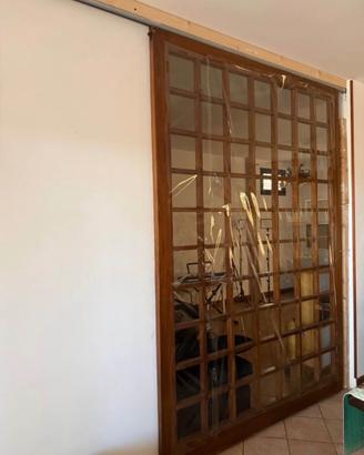 Divisorio Scorrevole legno massello