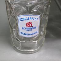 Coppia di bicchieri da birra un litro Burgerfest