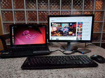 PC portatile con accessori (postazione completa)