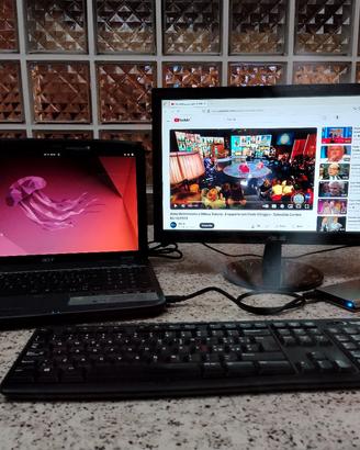 PC portatile con accessori (postazione completa)