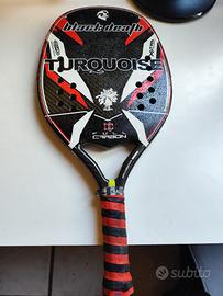 RACCHETTA BEACH TENNIS TOURQUOISE BLACK DEATH