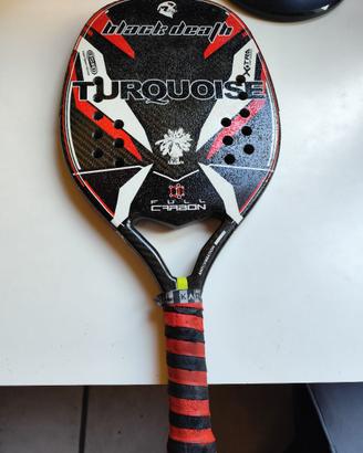 RACCHETTA BEACH TENNIS TOURQUOISE BLACK DEATH