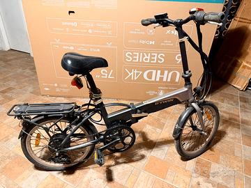 Bicicletta elettrica  Btwin pieghevole