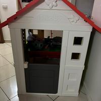 Casetta Smoby + canestro interattivo Clementoni