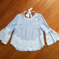 Top Nuovo Zara, Maniche, Riga, Romantico