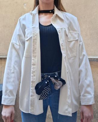 Giacca Camicia bianca S stradivarius 