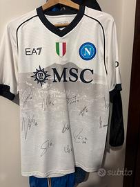 Maglia napoli autografata
