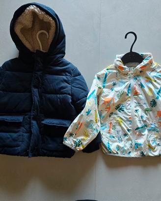 Lotto K-Way e giacca bambino 2-3 anni.