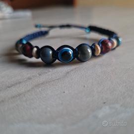 bracciale Artigianale  in tecnica macramè 