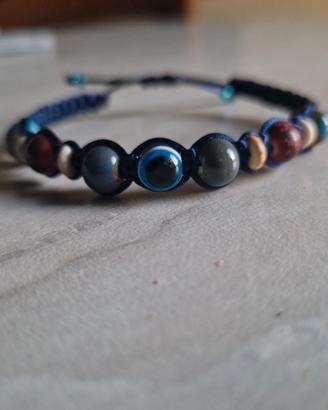 bracciale Artigianale  in tecnica macramè 