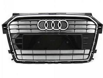 GRIGLIA AUDI A1 2014 NERA LUCIDA CON CORNICE CROMA
