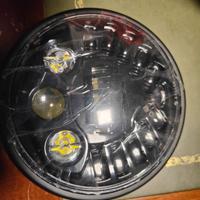 faro moto led adattivo 7"
