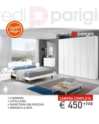 Camera da letto moderna - Promo - PRONTA CONSEGNA