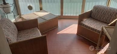 poltrone + mobile in bambu