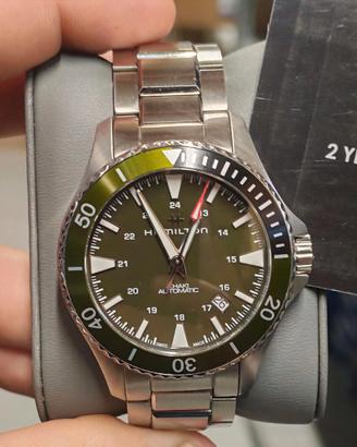 orologio Hamilton navy scuba autom fullset nuovo