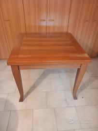 Tavolo estensibile quadrato in arte povera