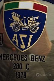 Mercedes 280 C, coupé cambio Manuale! targa ORO!