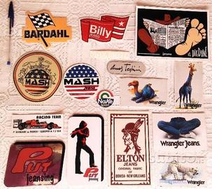 ADESIVI JEANS - stickers anni '70