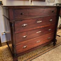 Cassettiera antica fine XIX secolo, tardo neoclass