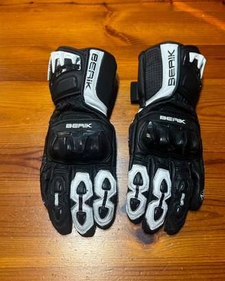 Guanti moto Berik Track Plus in Pelle - taglia M