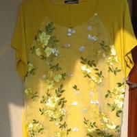 Blusa donna verde acido