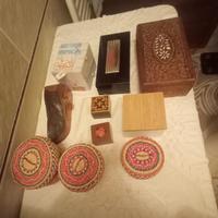 Lotto cofanetti e portagioie in materiale vario 