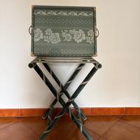Table pliant e vassoio