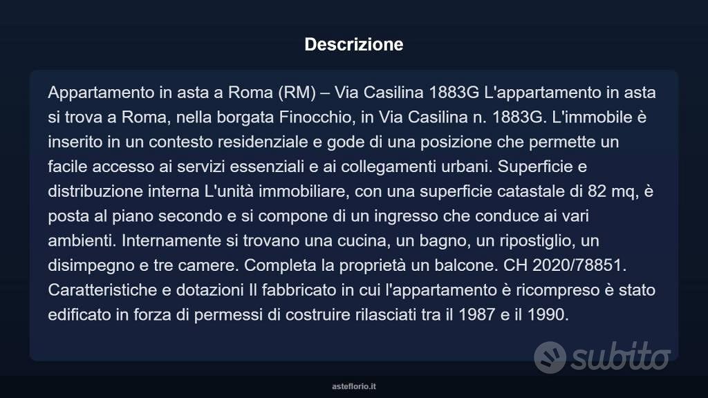 Appartamento – Roma, Pantano Borghese, Borghesiana - Vista 3