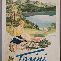 Locandina pubblicitaria Pio Tosini Parma