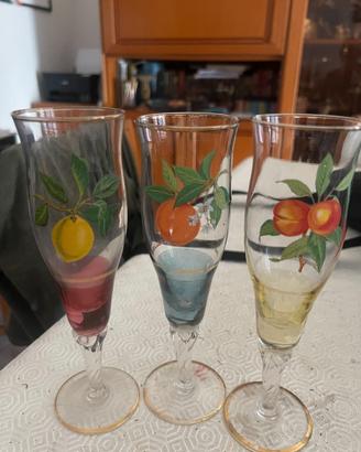 3 bichieri vintage