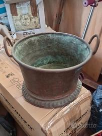 Copri vaso in rame