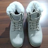 SCARPE WAMPUM con PELLICCIOTTO BIANCO numero 37