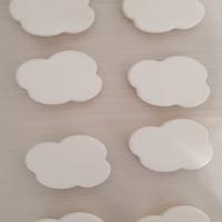 Cameretta a forma NUVOLA Maniglia colore BIANCO