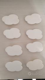 Cameretta a forma NUVOLA Maniglia colore BIANCO